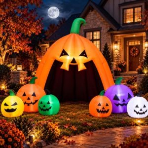 MGparty 14.5 ft Walk-in Pumpkin House