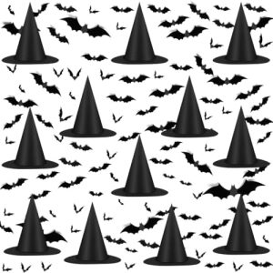 Famoby Floating Witch Hats, 12 Pack