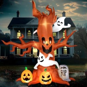 Joiedomi 8 ft Scary Tree with Ghost