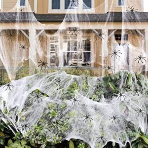 ZPISF 1,400 sq ft Spider Webs with 150 Spiders