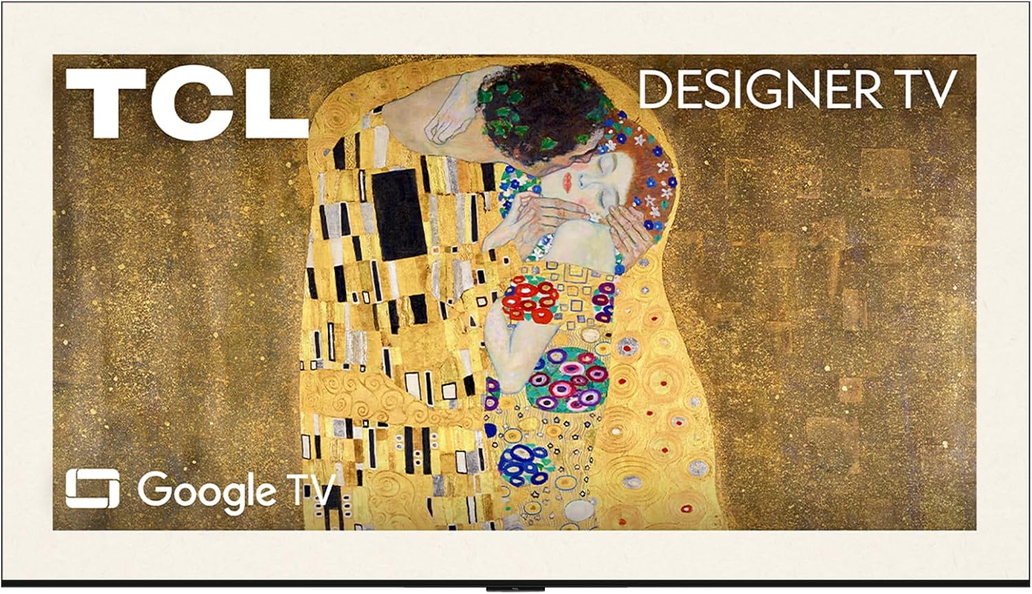 TCL A400U 55-inch Designer Series QD-Mini LED flush-mount art TV