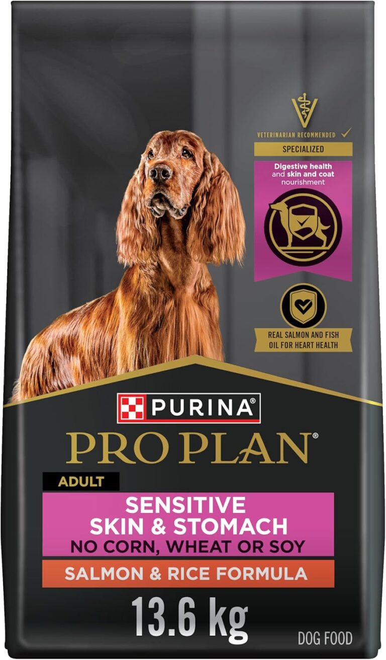 Purina Pro Plan Sensitive Skin & Stomach Salmon & Rice Formula dry dog food bag