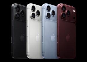 Apple iPhone 18 Pro in Silver, Black, Glacier, and Burgundy color options