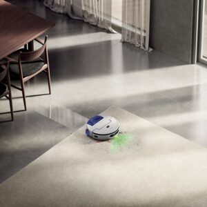 Dyson R3 Nurovi Spot+Scrub UV robot vacuum with its cyclonic bagless self-emptying dock
