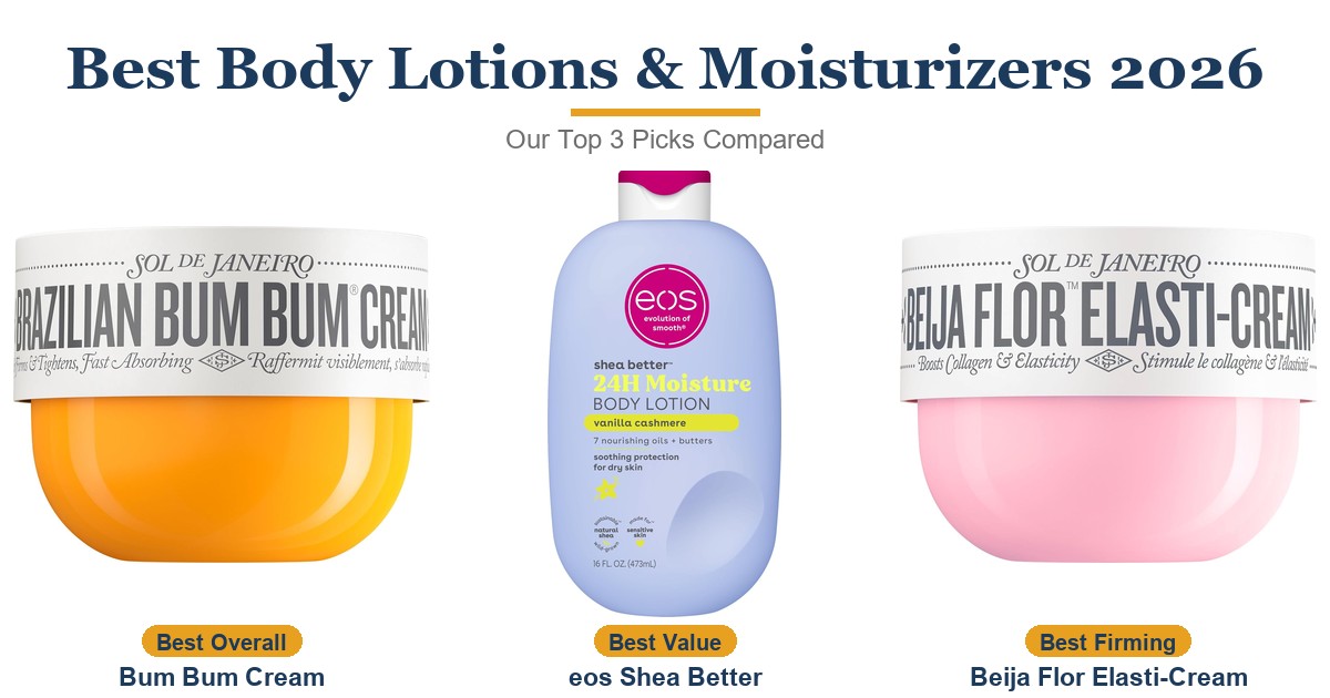 Best Body Lotions and Moisturizers of 2026: By Skin Goal