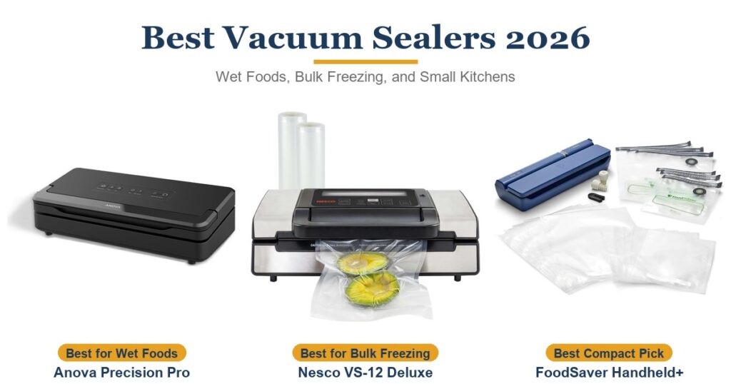 Best Vacuum Sealers for Food Storage in 2026: Top Picks