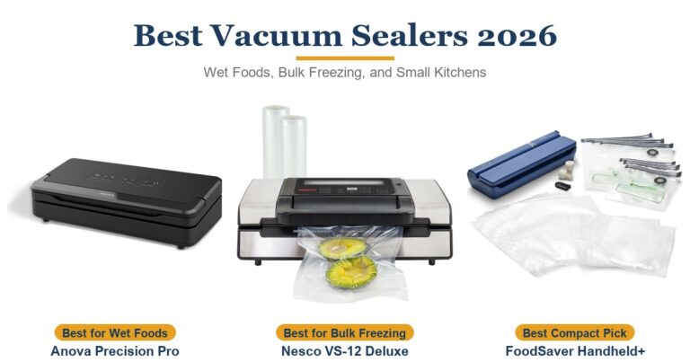 Best Vacuum Sealers for Food Storage in 2026: Top Picks