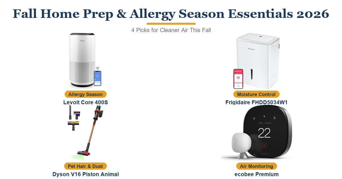 Fall Home Prep & Allergy Season Essentials for 2026