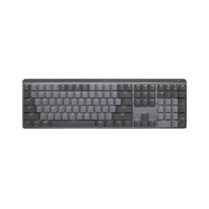 Logitech MX Mechanical wireless mechanical keyboard, top view, Graphite finish