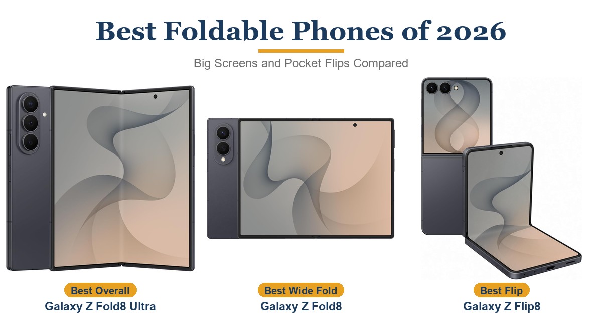 Best Foldable Phones of 2026: Big Screens and Pocket Flips