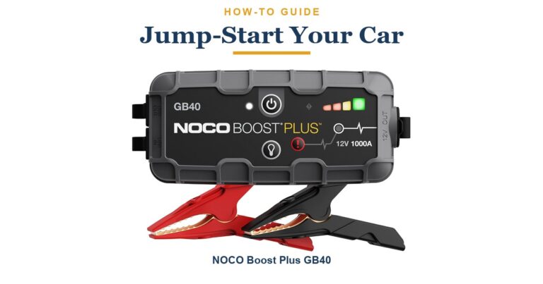 How to Jump-Start a Car Safely With a Portable Jump Starter