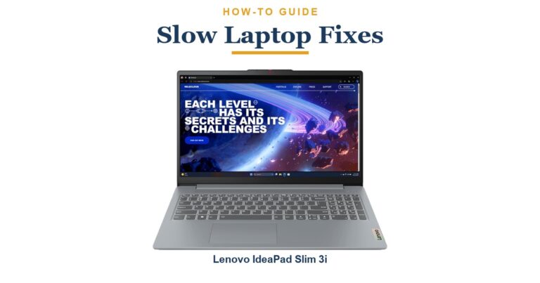 How to Speed Up a Slow Laptop or PC Without Buying New
