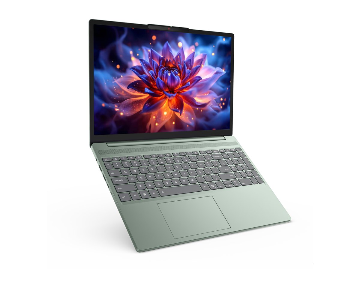 Lenovo IdeaPad Slim 3i 15 Gen 11 laptop with 15.3-inch touchscreen, open at an angle